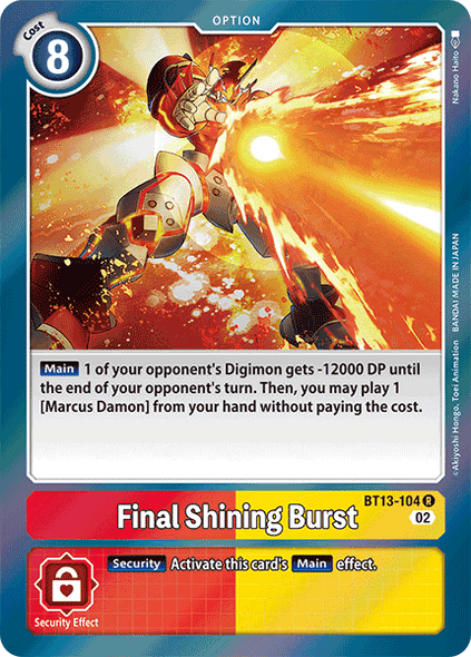 BT13-104: Final Shining Burst