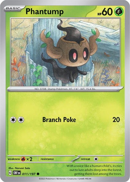 SV03-011/197: Phantump (Reverse Holo)