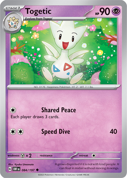 SV03-084/197: Togetic (Reverse Holo)