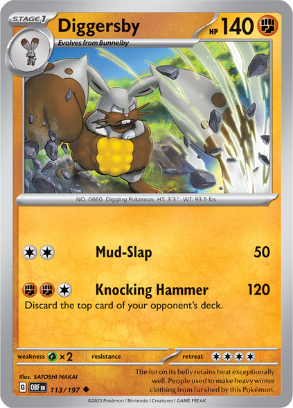 SV03-113/197: Diggersby (Reverse Holo)