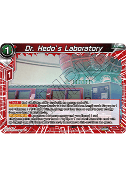 BT22-008: Dr. Hedo's Laboratory