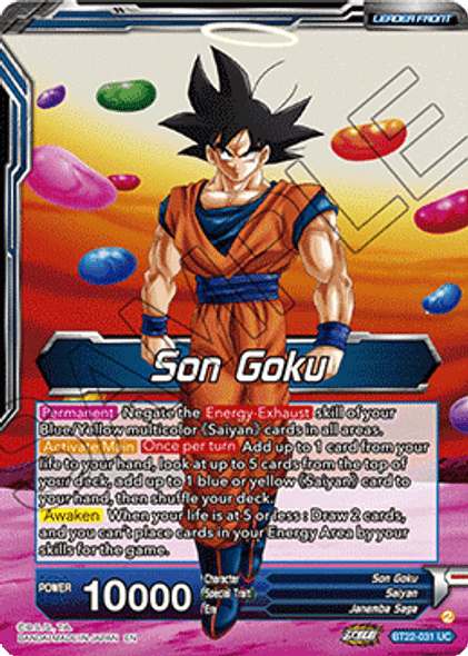 BT22-031: Son Goku // Son Goku & Vegeta, Tag Team in Hell