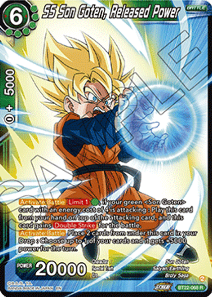 BT22-068: SS Son Goten, Released Power