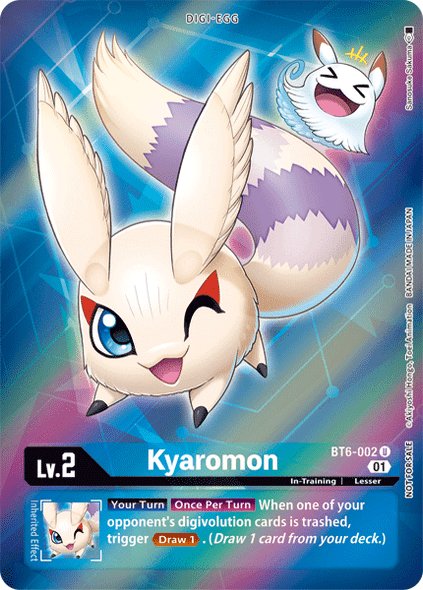 BT6-002: Kyaromon Alternate Art