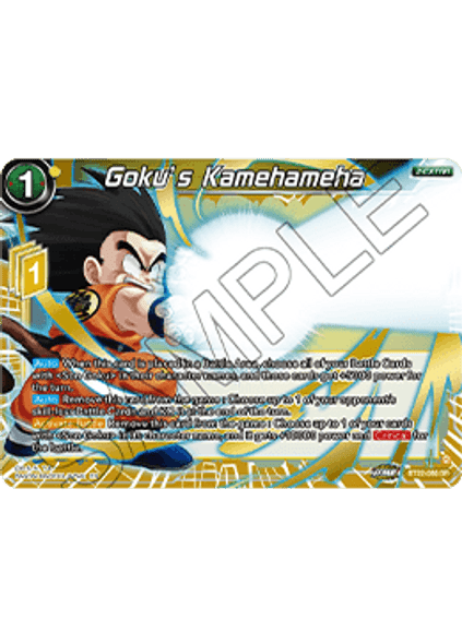 BT22-086: Goku's Kamechameha