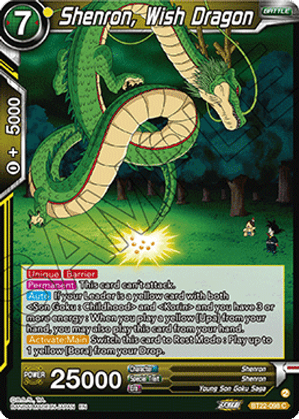 BT22-098: Shenron, Wish Dragon