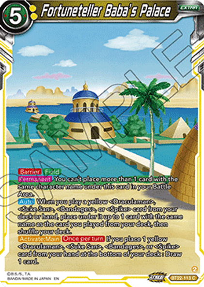 BT22-113: Fortuneteller Baba's Palace