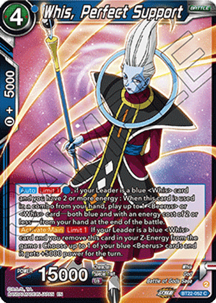 BT22-052: Whis, Perfect Support (Foil)