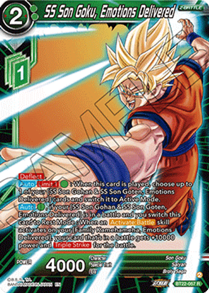 BT22-057: SS Son Goku, Emotions Delivered (Foil)