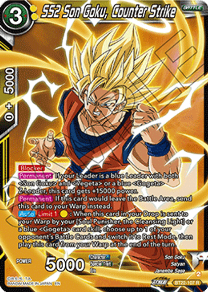 BT22-107: SS2 Son Goku, Counter Strike (Foil)