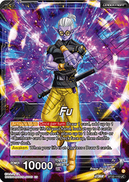 BT22-115: Fu // Super Fu, Heinous Commander (Foil)