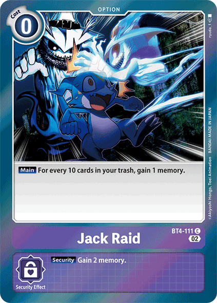 BT4-111: Jack Raid (RB01 Foil Reprint)