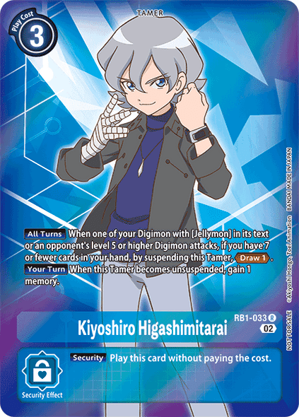 RB1-033: Kiyoshiro Higashimitarai (Box Topper)