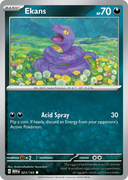 023/165: Ekans (Reverse Holo)