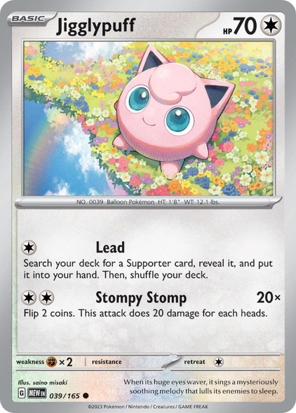 039/165: Jigglypuff (Reverse Holo)