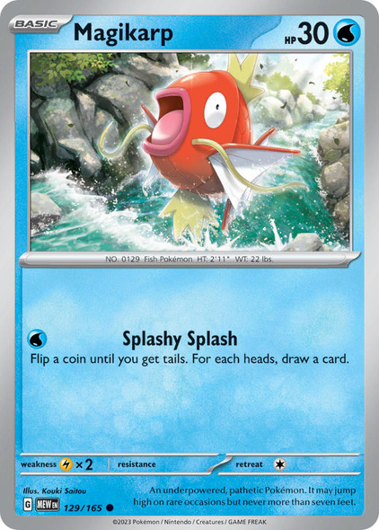 129/165: Magikarp (Reverse Holo)