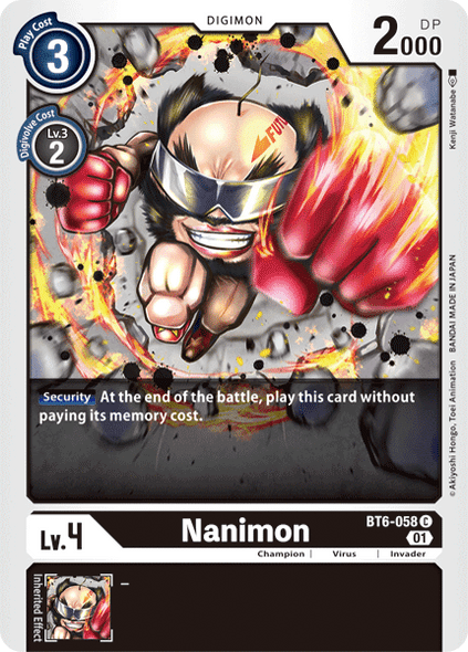 BT6-058: Nanimon