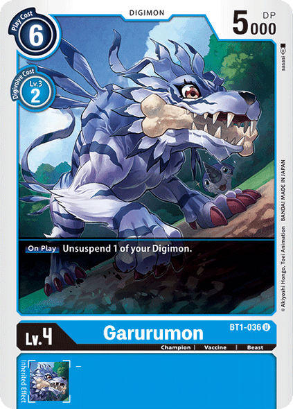 BT1-036: Garurumon