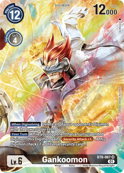 BT6-067: Gankoomon Alternate Art