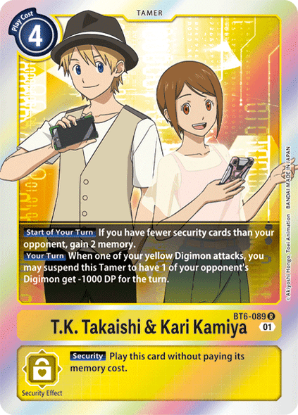BT6-089: T.K. Takaishi & Kari Kamiya
