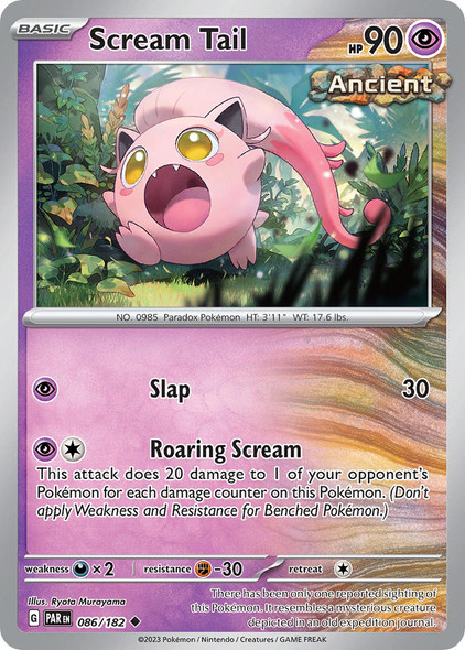 SV04-086/182: Scream Tail (Reverse Holo)