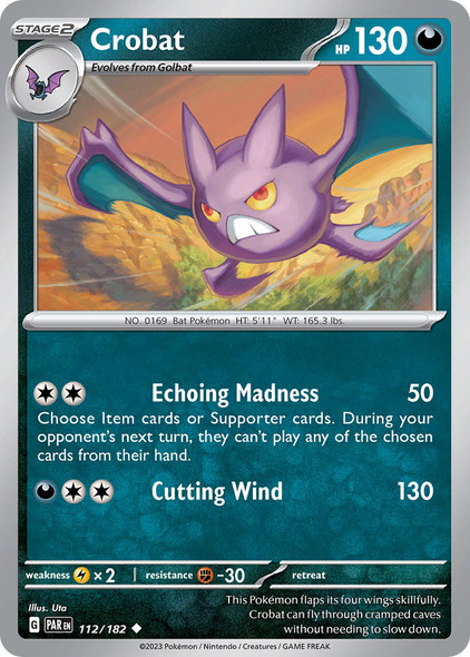 SV04-112/182: Crobat (Reverse Holo)