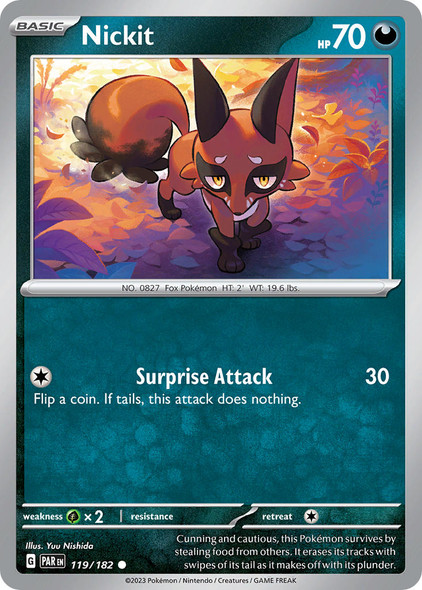 SV04-119/182: Nickit (Reverse Holo)