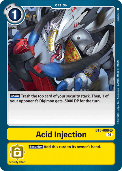 BT6-099: Acid Injection