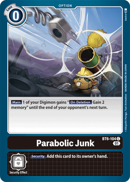 BT6-104: Parabolic Junk