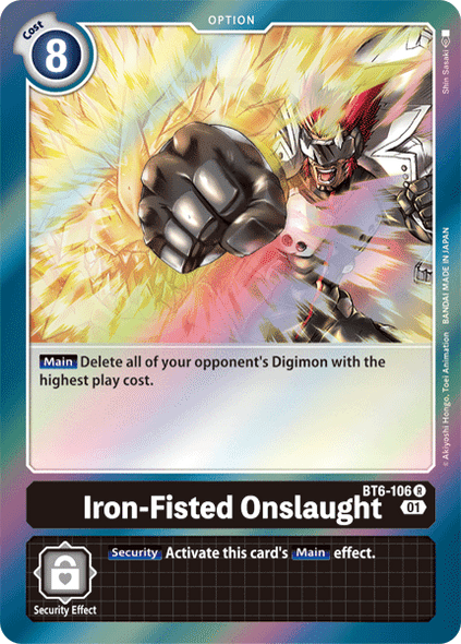 BT6-106: Iron-Fisted Onslaught