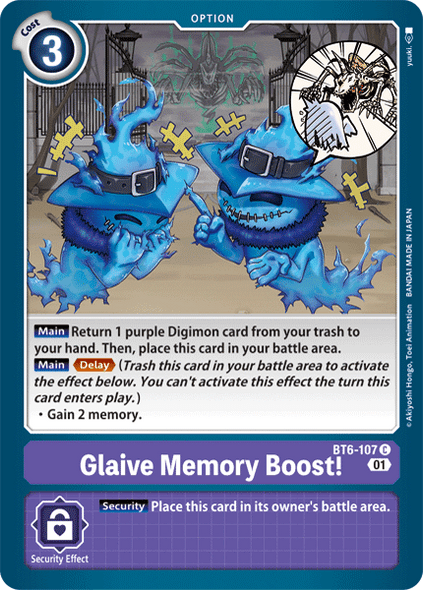 BT6-107: Glaive Memory Boost!