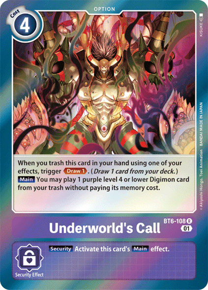 BT6-108: Underworld's Call