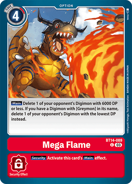 BT14-089: Mega Flame