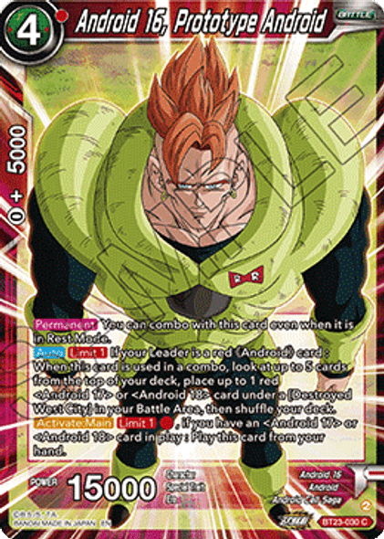 BT23-030: Android 16, Prototype Android