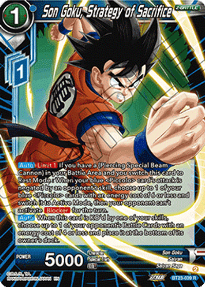 BT23-039: Son Goku, Strategy of Sacrifice