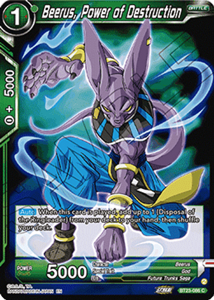 BT23-086: Beerus, Power of Destruction