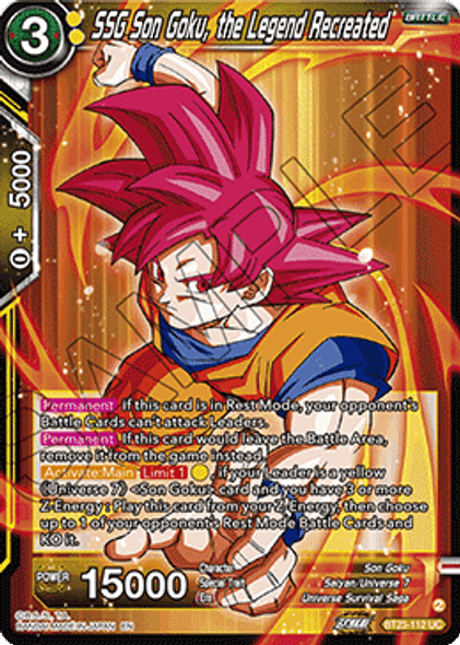 BT23-112: SSG Son Goku, the Legend Recreated