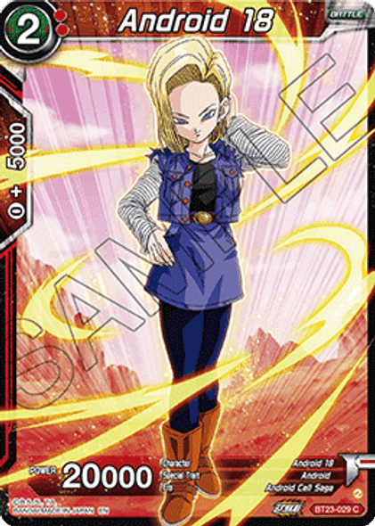 BT23-029: Android 18 (Foil)