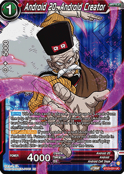 BT23-031: Android 20, Android Creator (Foil)