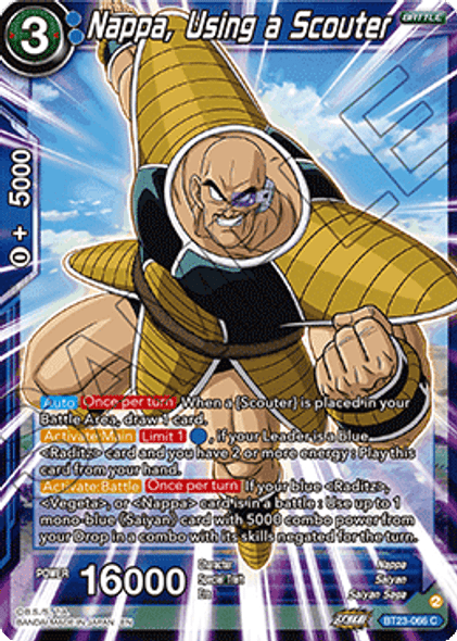 BT23-066: Nappa, Using a Scouter (Foil)