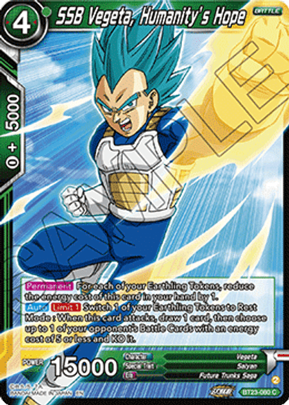 BT23-080: SSB Vegeta, Humanity's Hope (Foil)