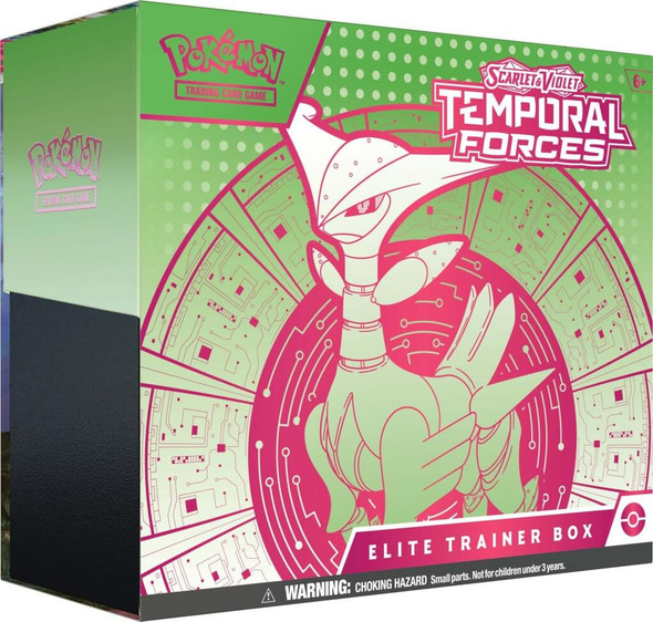 Pokémon TCG: Scarlet & Violet—Temporal Forces Elite Trainer Box (Iron Leaves)