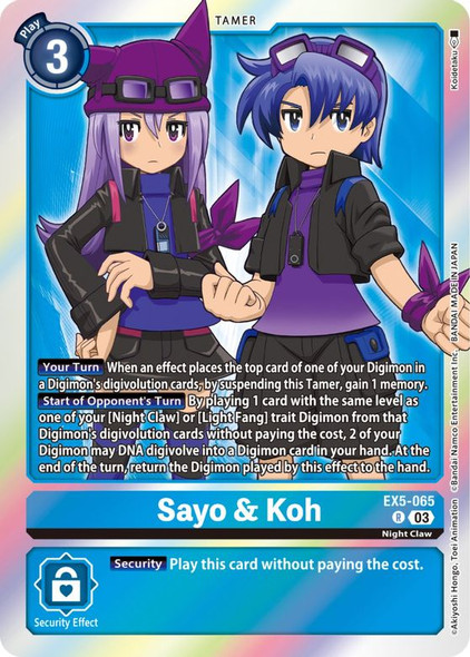 EX5-065: Sayo & Koh