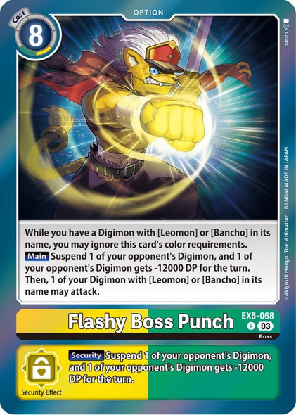 EX5-068: Flashy Boss Punch
