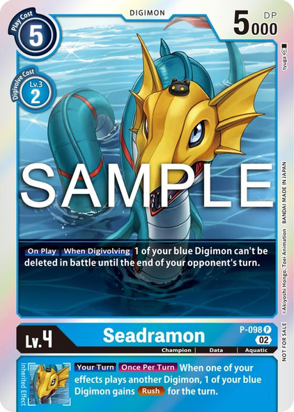 P-098: Seadramon (Limited Card Pack Ver.2)
