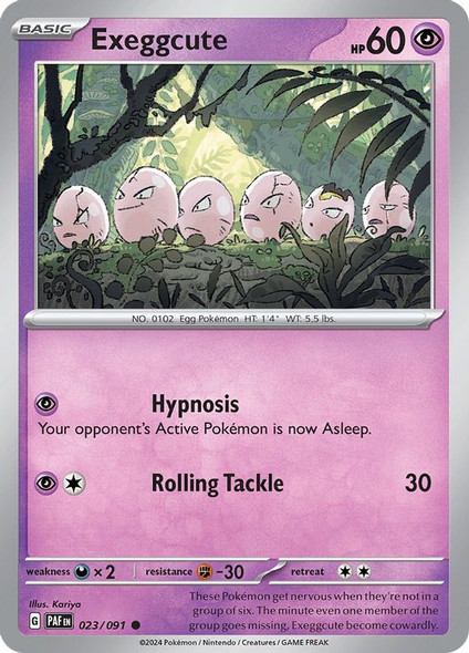 PAF-023/091: Exeggcute (Reverse Holo)