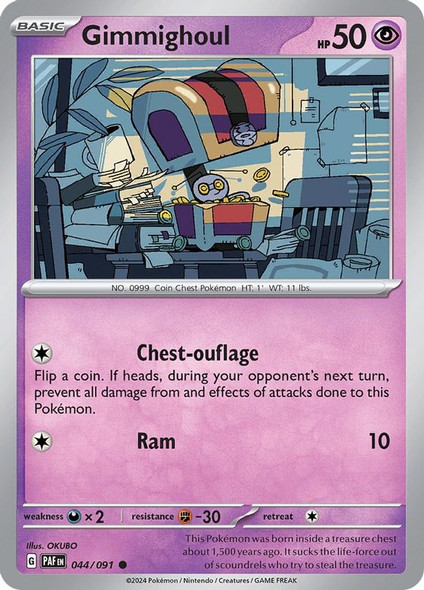 PAF-044/091: Gimmighoul (Reverse Holo)