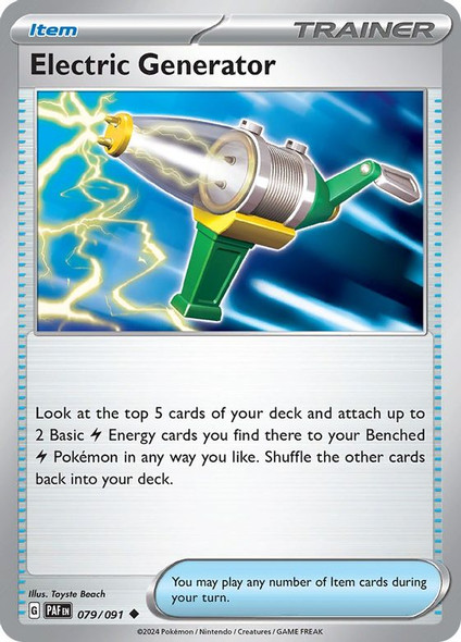 PAF-079/091: Electric Generator (Reverse Holo)