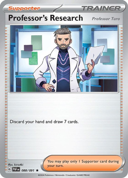 PAF-088/091: Professor's Research (Reverse Holo)