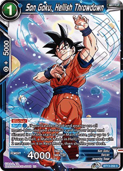 BT13-056: Son Goku, Hellish Throwdown